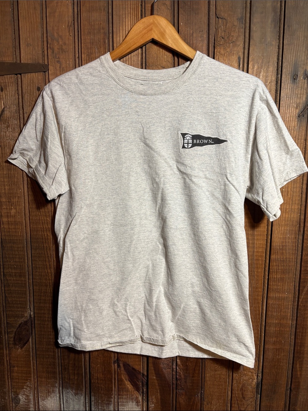 Brown University Gray Crew Neck T-Shirt